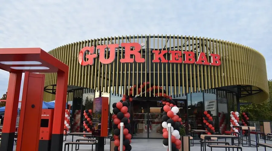 Façade extérieure du restaurant GUR Kebab.